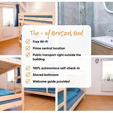Bretzel Bed Petite Venise Bed In Shared Center Wi-fi コルマール